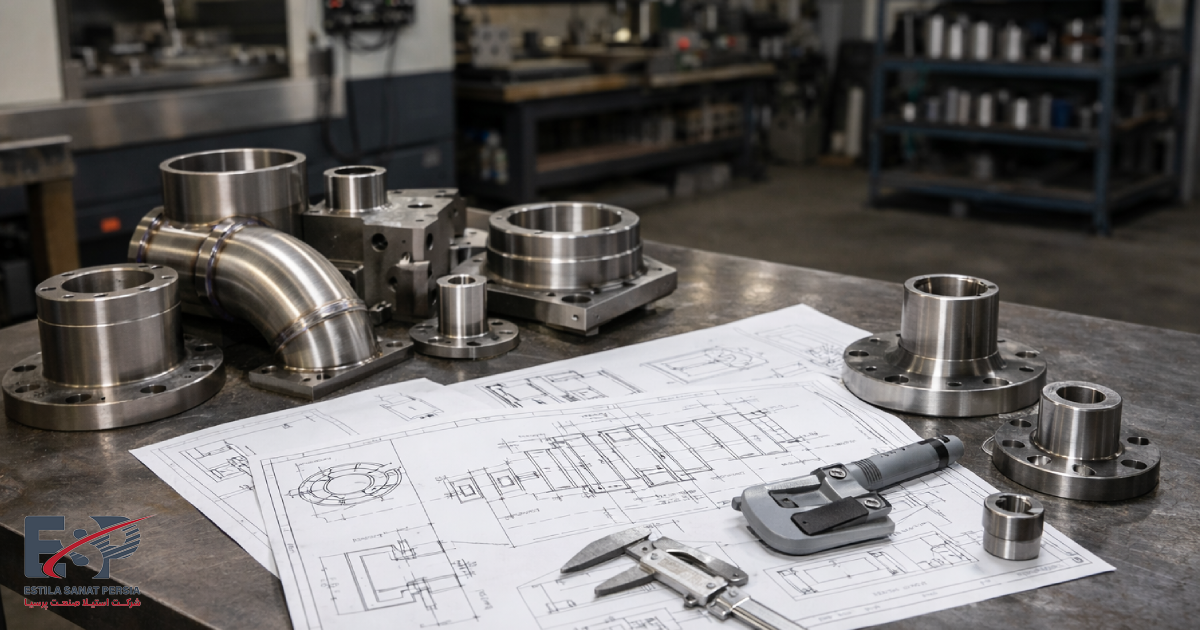 ارائه خدمات ساخت قطعات صنعتی