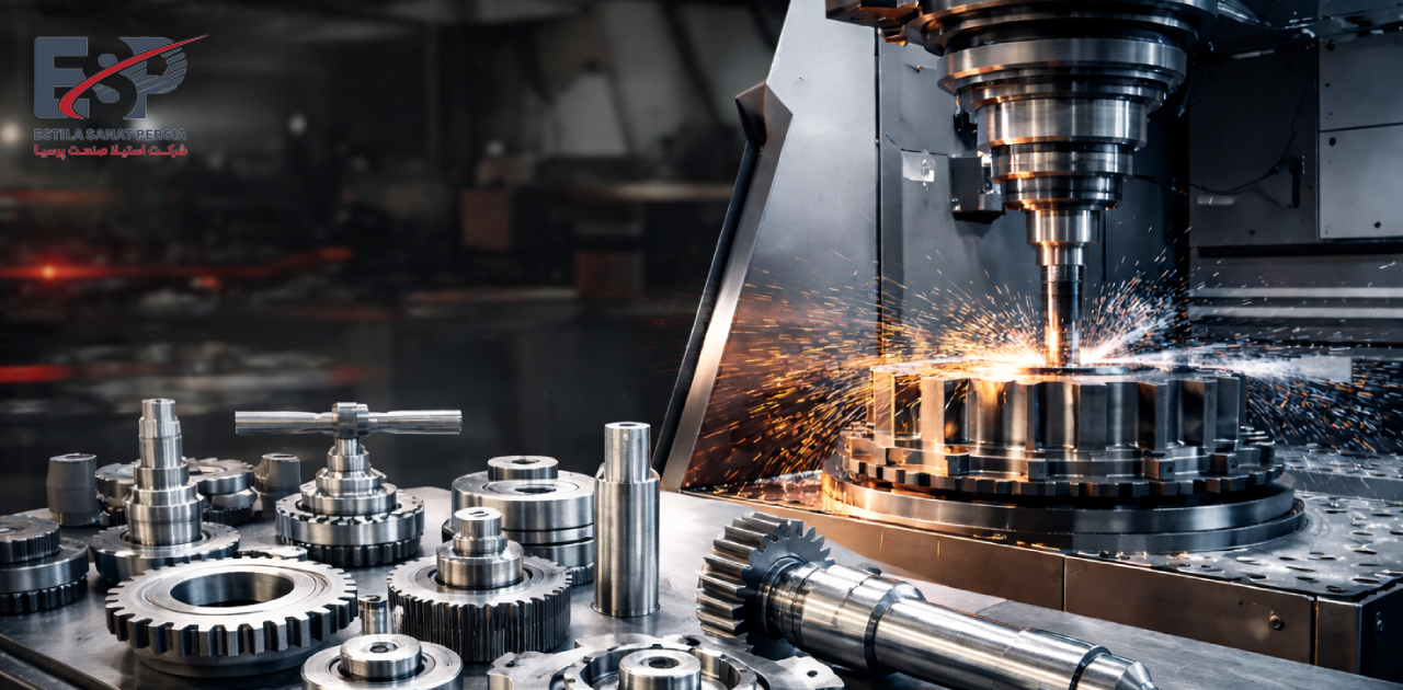 ساخت قطعات صنعتی در استیلاصنعت پرسیا
